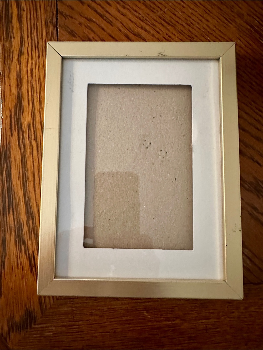 Gold Photo Frame with White Mat - Unbranded